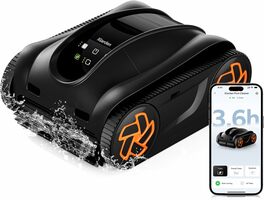 4-in-1 Robotic Pool Cleaner w/ Smart Navigation