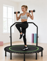 Mini Trampoline for Adults with Bar