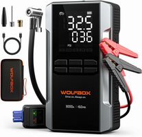 Fast Charging Portable Jump Starter with Air Compressor