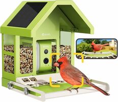 Solar Powered Smart Camera Bird Feeder