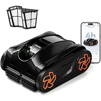 Cordless Robotic Pool Cleaner w/ Intelligent Navigation