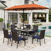 Outdoor Patio Dining Set with Umbrella