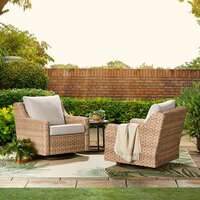 Swivel Glider Chairs with Patio Covers