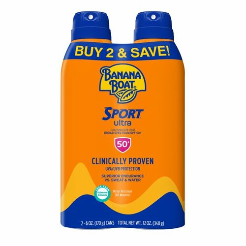 SPF 50 Sport Sunscreen Spray Twin Pack