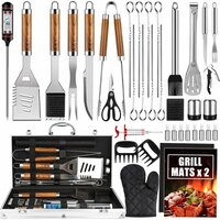 38-PC Stainless Steel Grill Tool Set