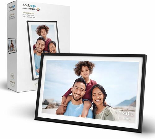 WiFi Photo Frame – 15.6" FHD Touchscreen Display