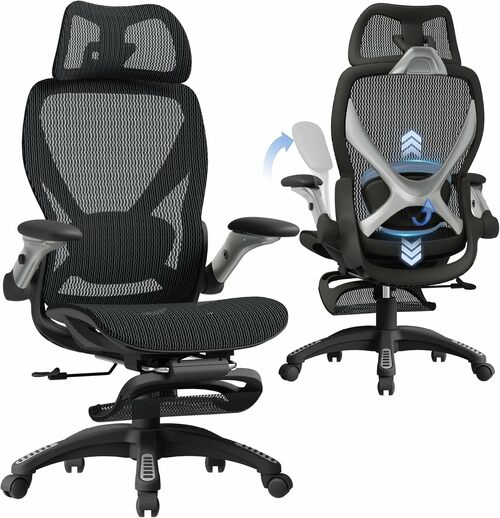 Ergonomic Mesh Office Chair – Dynamic Lumbar Support