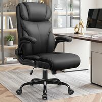 Executive Leather Office Chair – High Back Comfort
