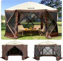Pop-Up Screen Gazebo with Removable Wind Panels