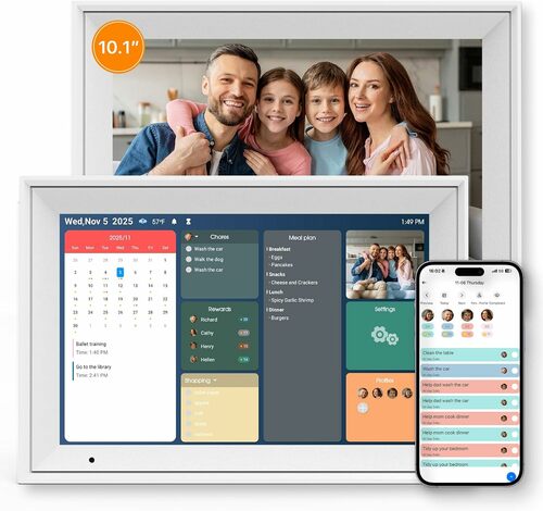 Interactive Smart Family Calendar & Digital Photo Frame