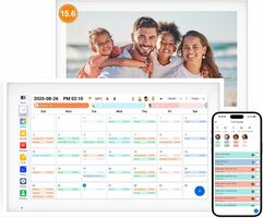Digital Calendar with Interactive Touchscreen