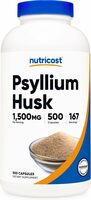 Psyllium Husk Fiber Supplement for Digestive Regularity