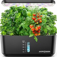 10-Pod Indoor Hydroponic Garden with LED Grow Light