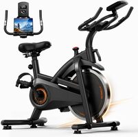 Adjustable Indoor Exercise Bike with App Connectivity