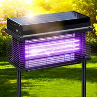 Solar Bug Zapper with Smart Rain Sensor & 4000V Grid