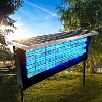 Bug Zapper for 4000 Sq Ft with 18W Solar Panel