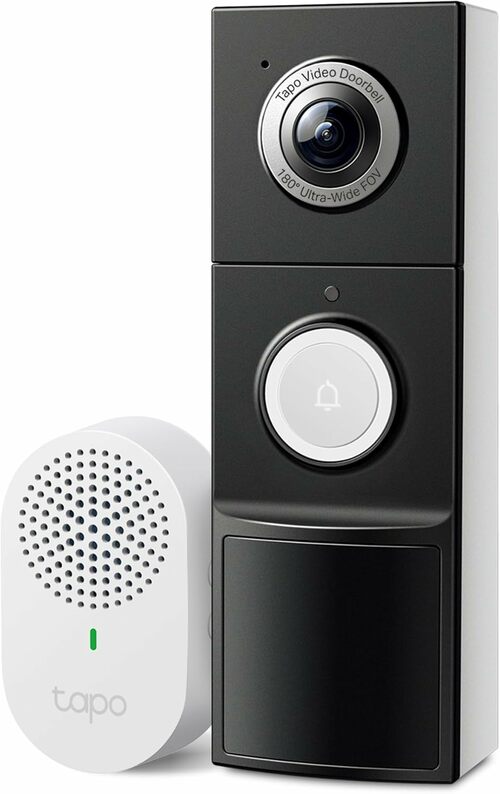 2K Smart Video Wired & Battery Doorbell with Chime