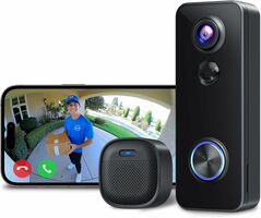 2K HD Video Doorbell with 2-Way Audio