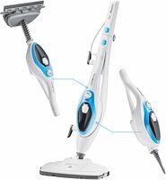 2-in-1 Scrubbing Steam Mop with Rotating Pads