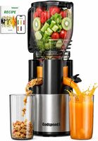 Cold Press Juicer with Whole Fruit Feed Chute