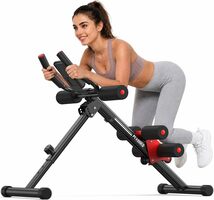 Bottom-Up Ab Trainer with Adjustable Incline & Height