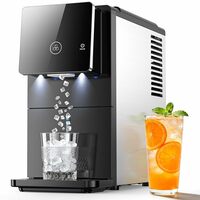 Nugget Ice Maker with Measured Dispensing