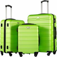 3-Piece Hardshell Spinner Luggage Set w/ TSA Lock