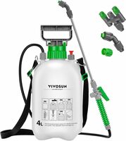 1-Gallon Garden Pump Sprayer with 3 Nozzles