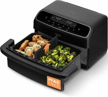 9-Quart Dual Basket Air Fryer with Removable Divider