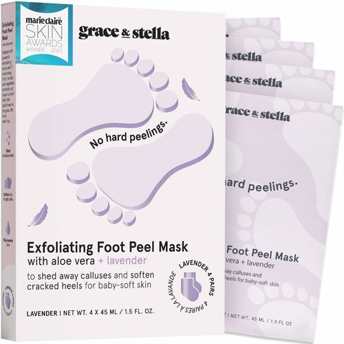 Exfoliating Foot Peel Mask with Aloe Vera