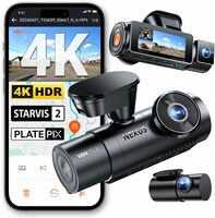 4K 3-Channel Dash Cam with Night Vision
