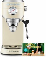 Compact 20-Bar Espresso Machine with Milk Frother