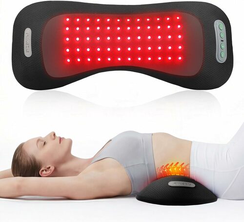4-in-1 Cordless Lumbar Massager with Red Light