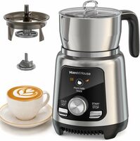 8-Mode Milk Frother with Latte Art Microfoam