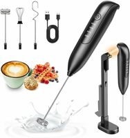3-Speed Rechargeable Handheld Milk Frother