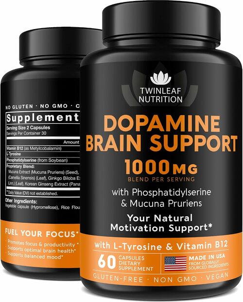 Dopamine Brain Support for Focus & Mental Clarity