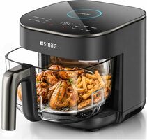 5 QT Glass Air Fryer with 8 Cooking Functions