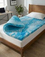Ventilated Cooling Gel Memory Foam Mattress Topper