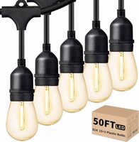 Weatherproof Edison-Style Patio String Lights