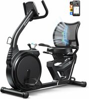 Ergonomic Recumbent Bike with 8-Level Resistance