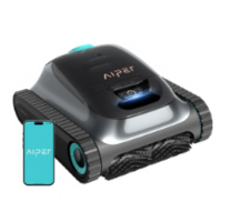 Cordless Robotic Pool Cleaner with Adaptive Navigation